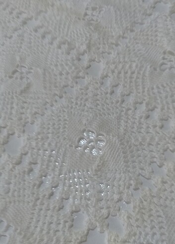 Çeyizlik el örgüsü masa örtüsü - Görsel 2