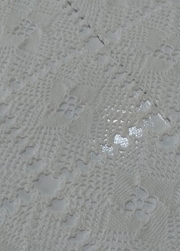 Çeyizlik el örgüsü masa örtüsü - Görsel 7