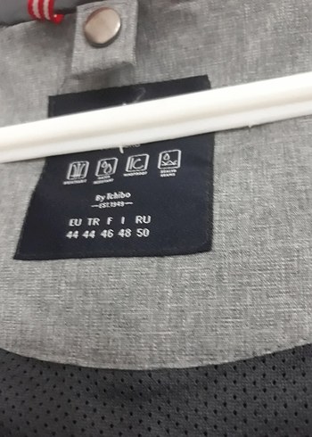 Gri Midi Kadın Yağmurluk göğüs ölçüsü 58 cm boyu 90 cm - Görsel 9