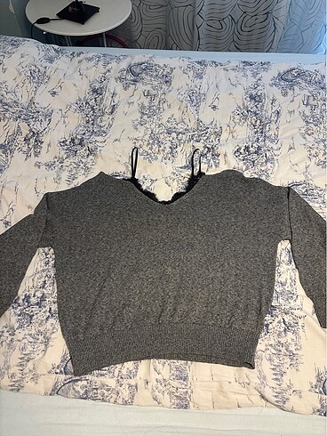 s Beden Pull&bear dantelli askili kazak