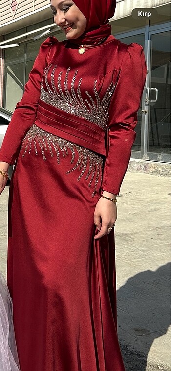 Kırmızı abiye
