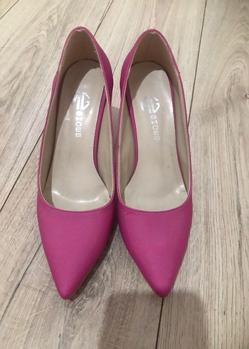 Pembe Minimalist Stiletto Topuklu Kadın Ayakkabı