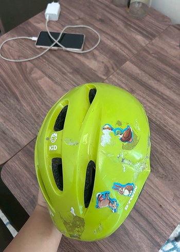 Yeşil Renkli Punk Tarzı Motosiklet Kaskı - Görsel 2