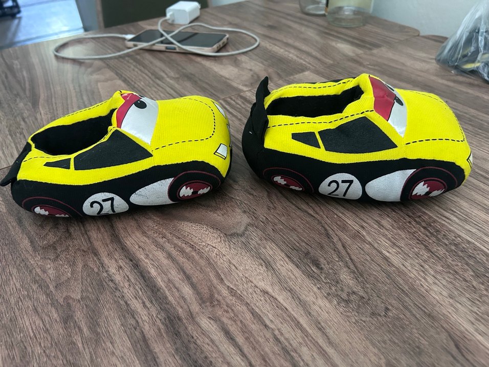 Erkek Çocuk Sarı Pop Kültür Sıcak Ev Terliği - Görsel 2