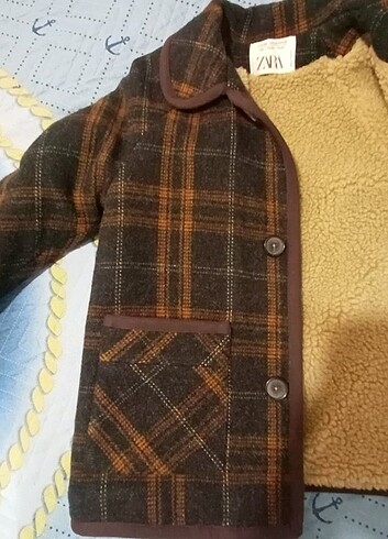 İki üç kez giyilmiş orjinal zara kaban - Görsel 5