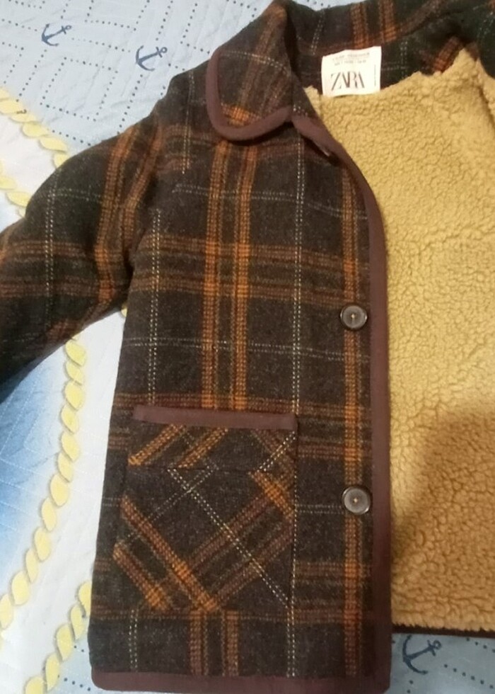 İki üç kez giyilmiş orjinal zara kaban - Görsel 5