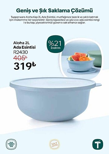 Tupperware Tupperware aloha 2 lt