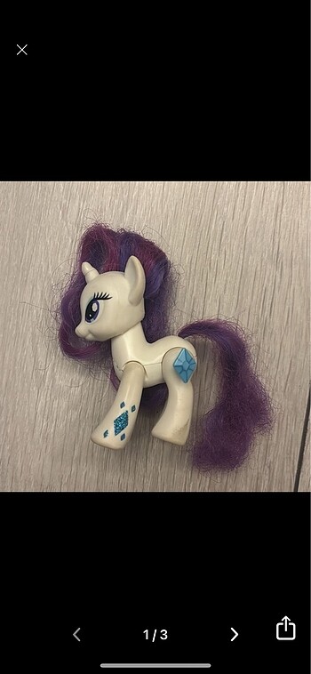 Beden Renk My little pony rarity figür