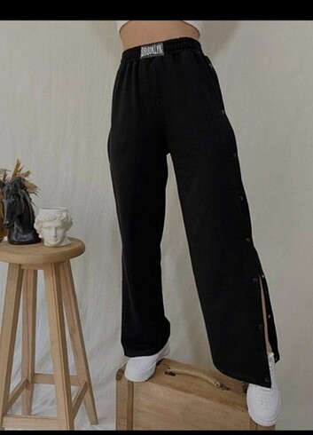 broklyn yanları çıtçıtlı eşofman altı
