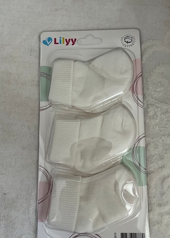 Beyaz Kız Çorabı 3'lü Paket