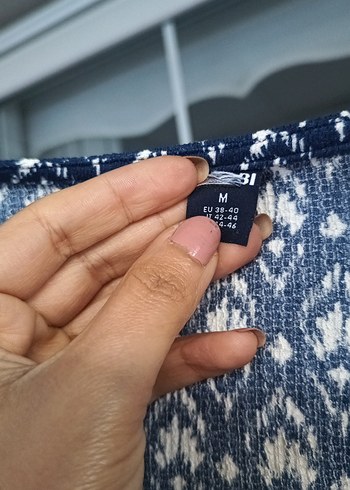 V Yaka Lacivert elbise - Görsel 3