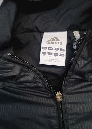 Siyah Fermuarlı Spor erkek Ceket adidas - Görsel 3