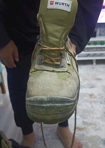 Bej Gri Bağcıklı Erkek Outdoor Ayakkabı - Görsel 3