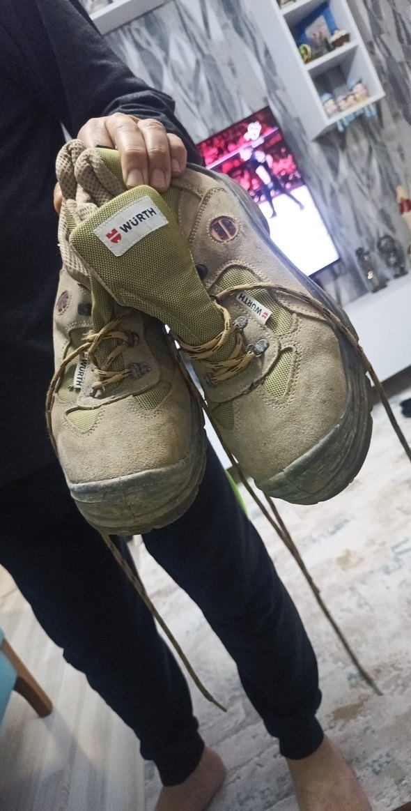 Bej Gri Bağcıklı Erkek Outdoor Ayakkabı - Görsel 2