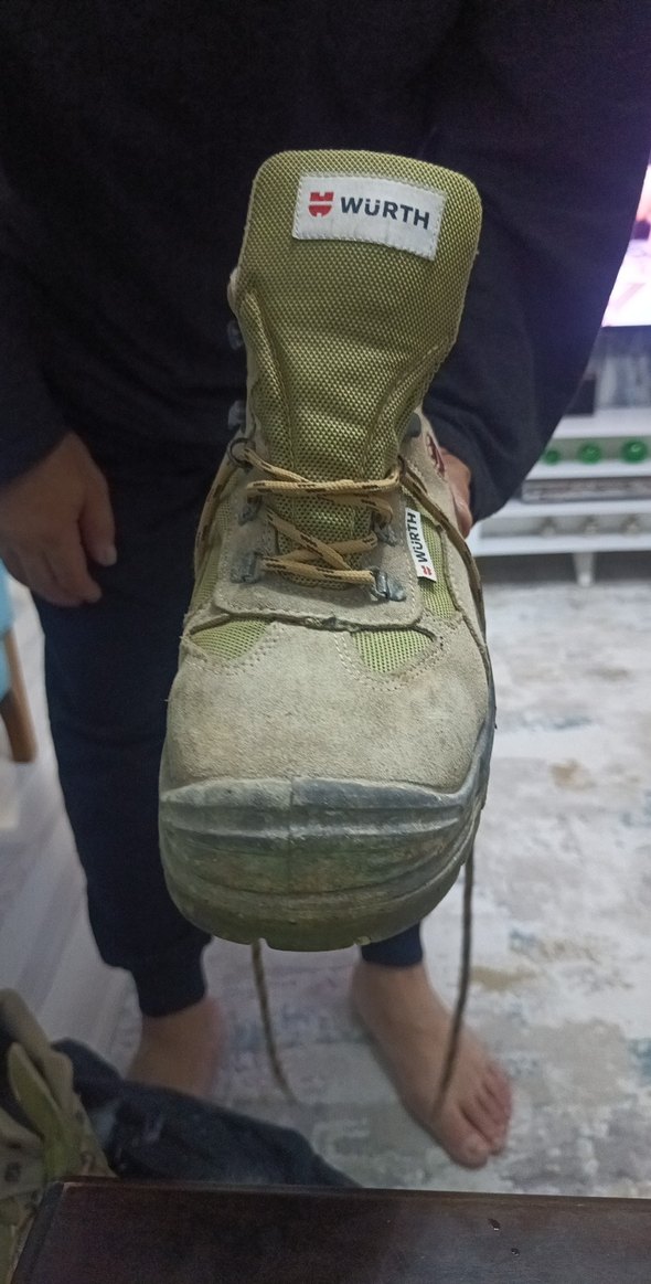 Bej Gri Bağcıklı Erkek Outdoor Ayakkabı - Görsel 3