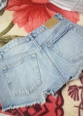 Sokak Stili yırtık Mini Kot Şort - Görsel 4