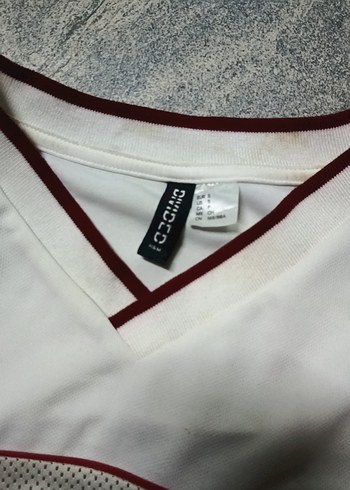 Brooklyn Baskılı Gri Beyaz V Yaka Erkek Tişört - Görsel 3