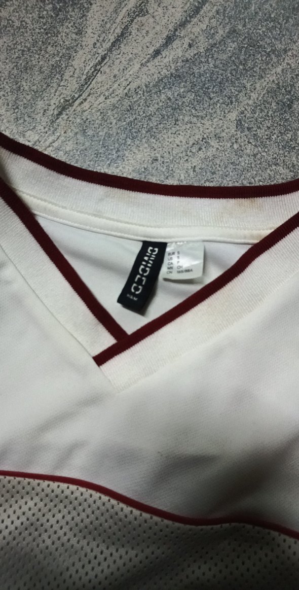 Brooklyn Baskılı Gri Beyaz V Yaka Erkek Tişört - Görsel 3