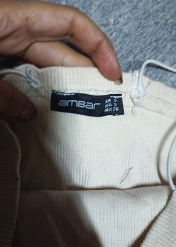 Bej İnce Askılı Kadın Keten Atlet - Görsel 2