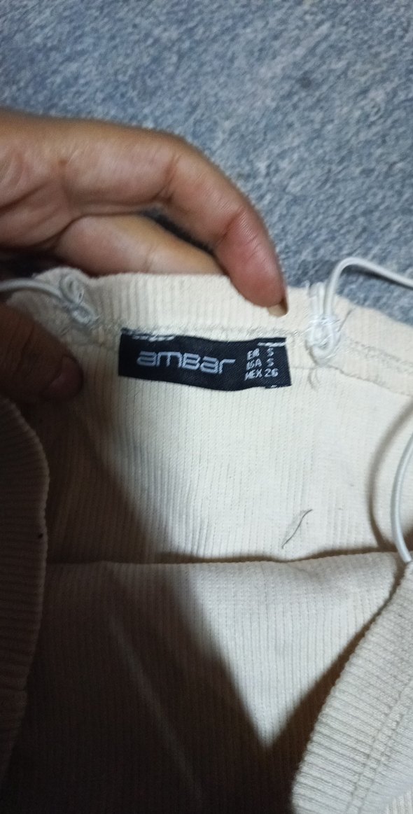 Bej İnce Askılı Kadın Keten Atlet - Görsel 2