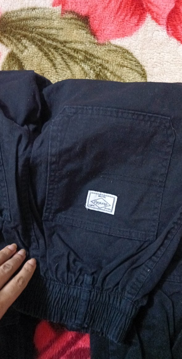 Kadın Siyah Bol Kesim Kot Pantolon - Görsel 3