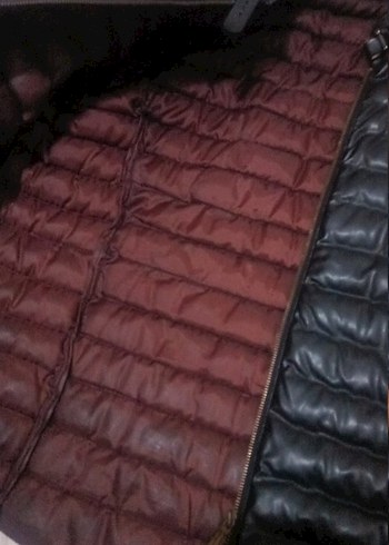 Erkek Siyah Deri Biker Ceket - Görsel 3