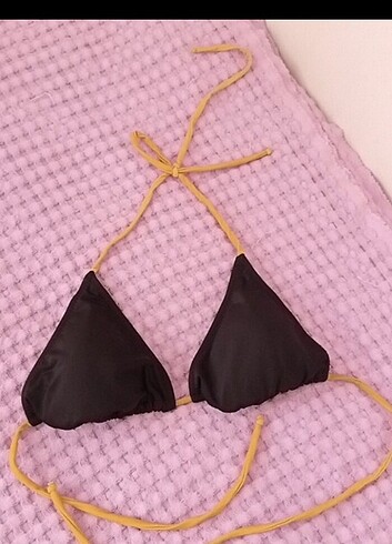 40 Beden siyah Renk Bikini üstü
