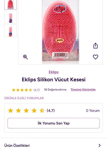 Eklips Silikon Vücut Kesesi - Görsel 2