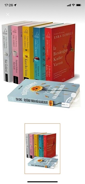 Esra ezmeci kitap set