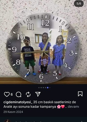 Gelinlik Siyah Araba Temalı Duvar Saati