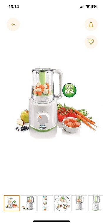 Philips Wasabi Buharlı Pişirici