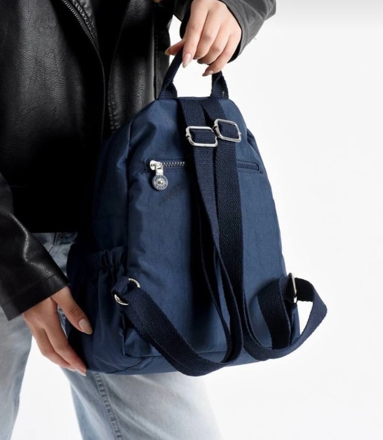 Kadın Erkek Lacivert Günlük Sırt Çantası - Görsel 3