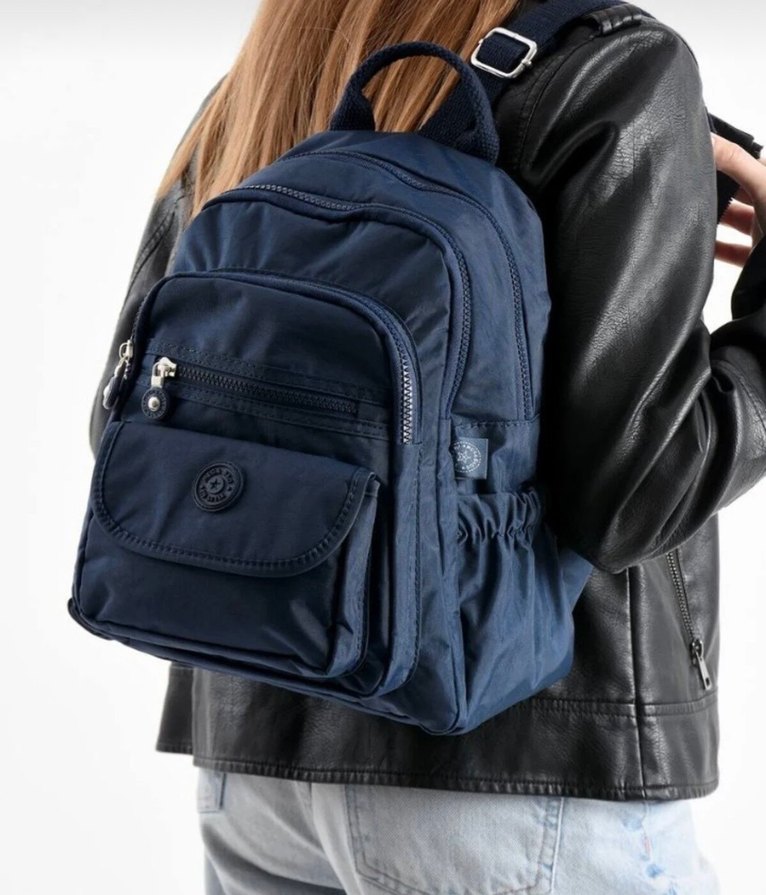 Kadın Erkek Lacivert Günlük Sırt Çantası - Görsel 2