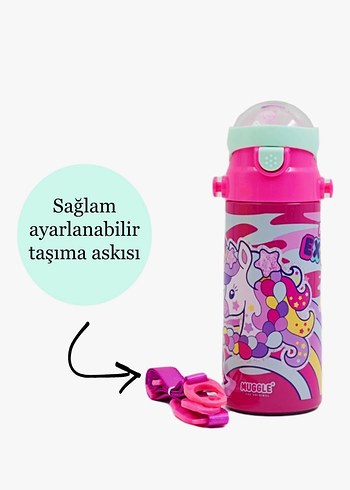 Beden Kilitlemeli Sızıntı Önleyici Çocuk Matara