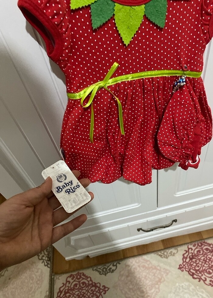 Çilek elbise - Görsel 2