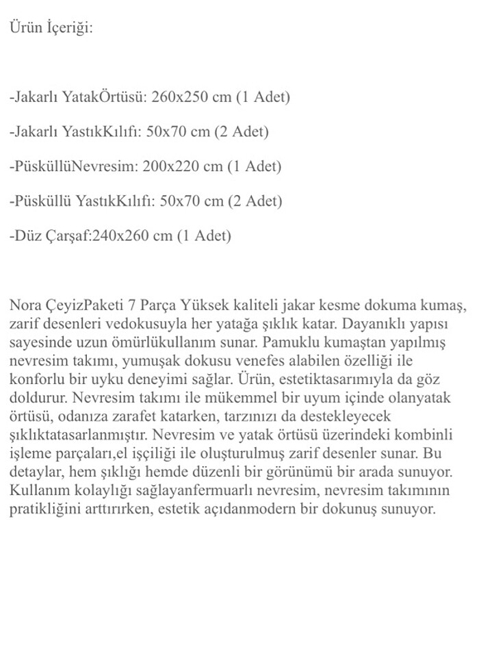 Elart çeyiz paketi - Görsel 4