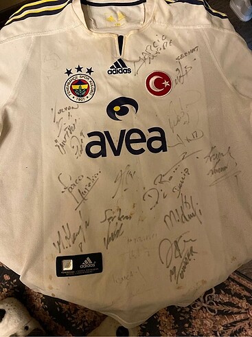 Fenerium 2004 Kadrolu İmzalı Fenerbahçe Forması