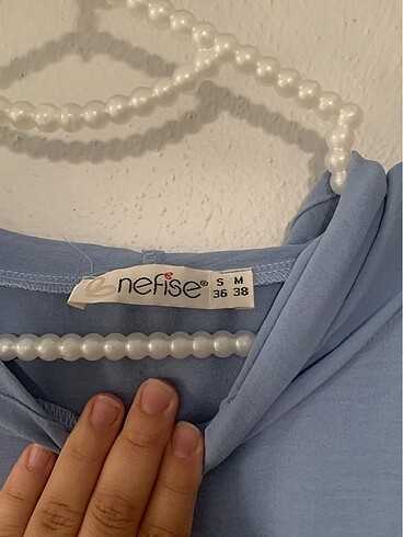 xl Beden mavi Renk Nefise tunik