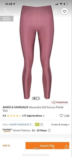 Anais margaux parlak tayt