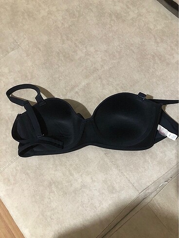 38 Beden siyah Renk Bikini üstü