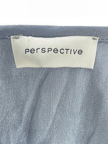 38 Beden mavi Renk Perspective Bluz %70 İndirimli.