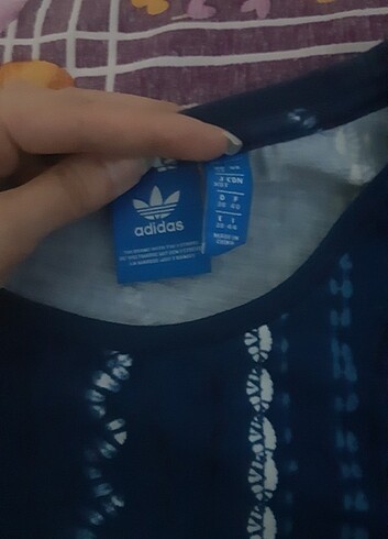 m Beden mavi Renk orijinal adidas vintage serisi tişört