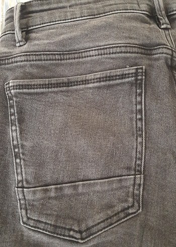 erkek gri kot pantolon - Görsel 9