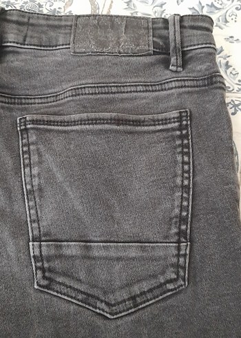 erkek gri kot pantolon - Görsel 8