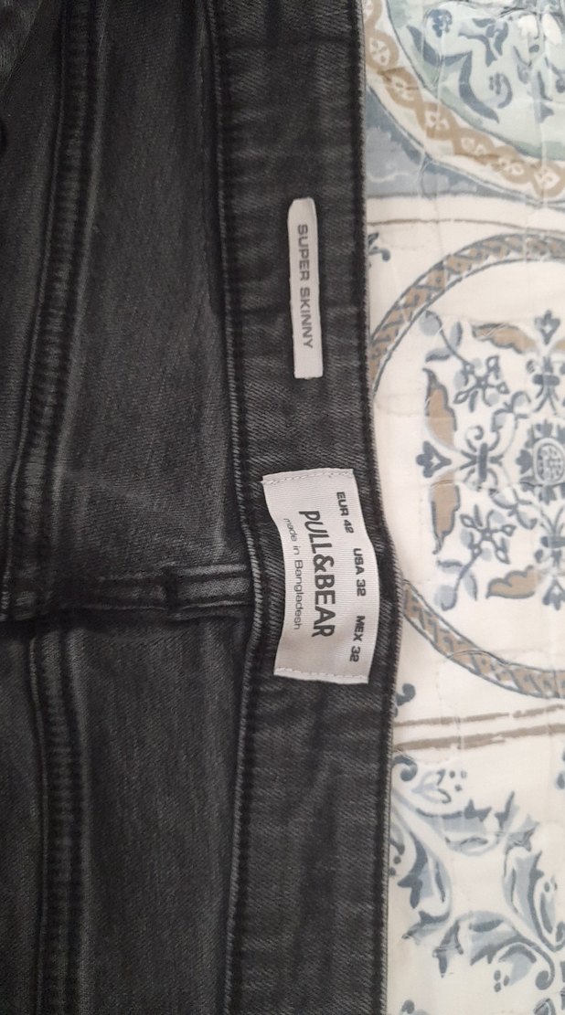 erkek gri kot pantolon - Görsel 5