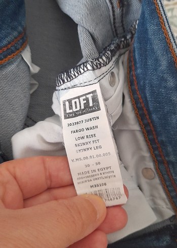 erkek Gri Mavi Kot Pantolon - Görsel 4