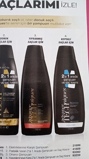 Avon Advance Techniques onarici sampuan