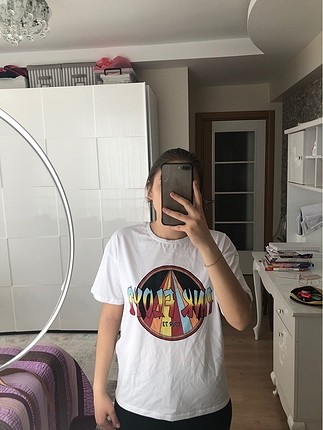 BSL FASHION Pink Floyd baskılı tişört