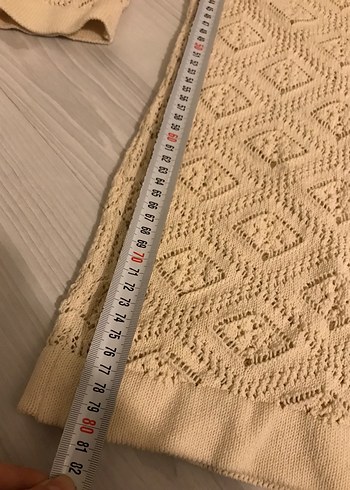 Zara Bej Uzun Kollu Örgü Kadın Hırka - Görsel 6