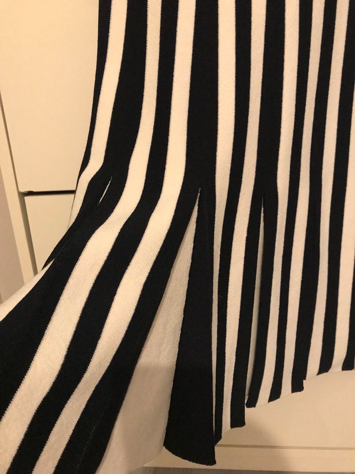 Düğmeli Midi Kolsuz Elbise - Görsel 4